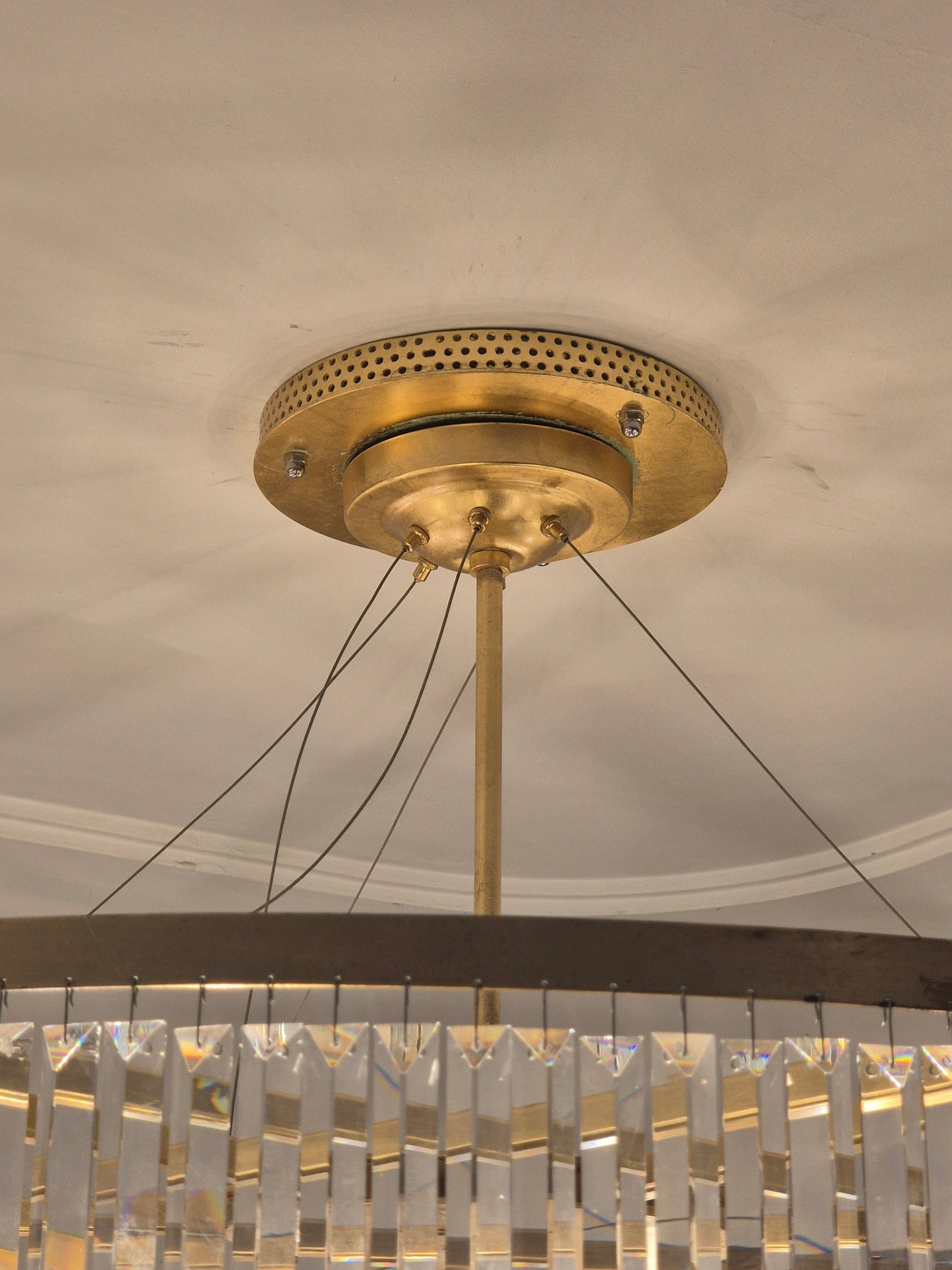 Kristall Kronleuchter Breidenbacher Hof Düsseldorf 105x140cm