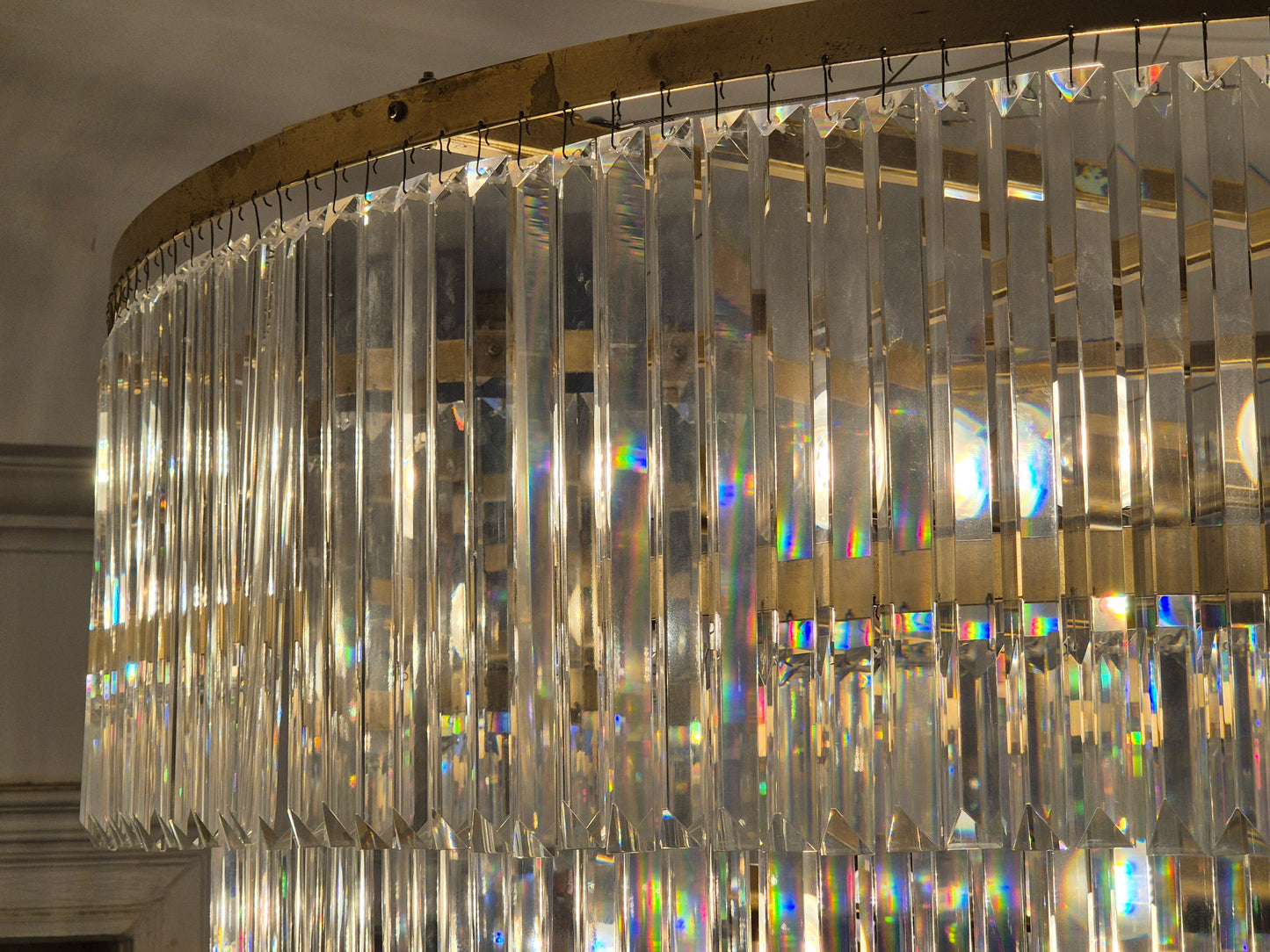 Kristall Kronleuchter Breidenbacher Hof Düsseldorf 105x140cm