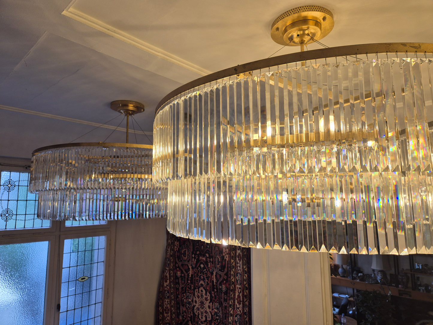 Kristall Kronleuchter Breidenbacher Hof Düsseldorf 105x140cm