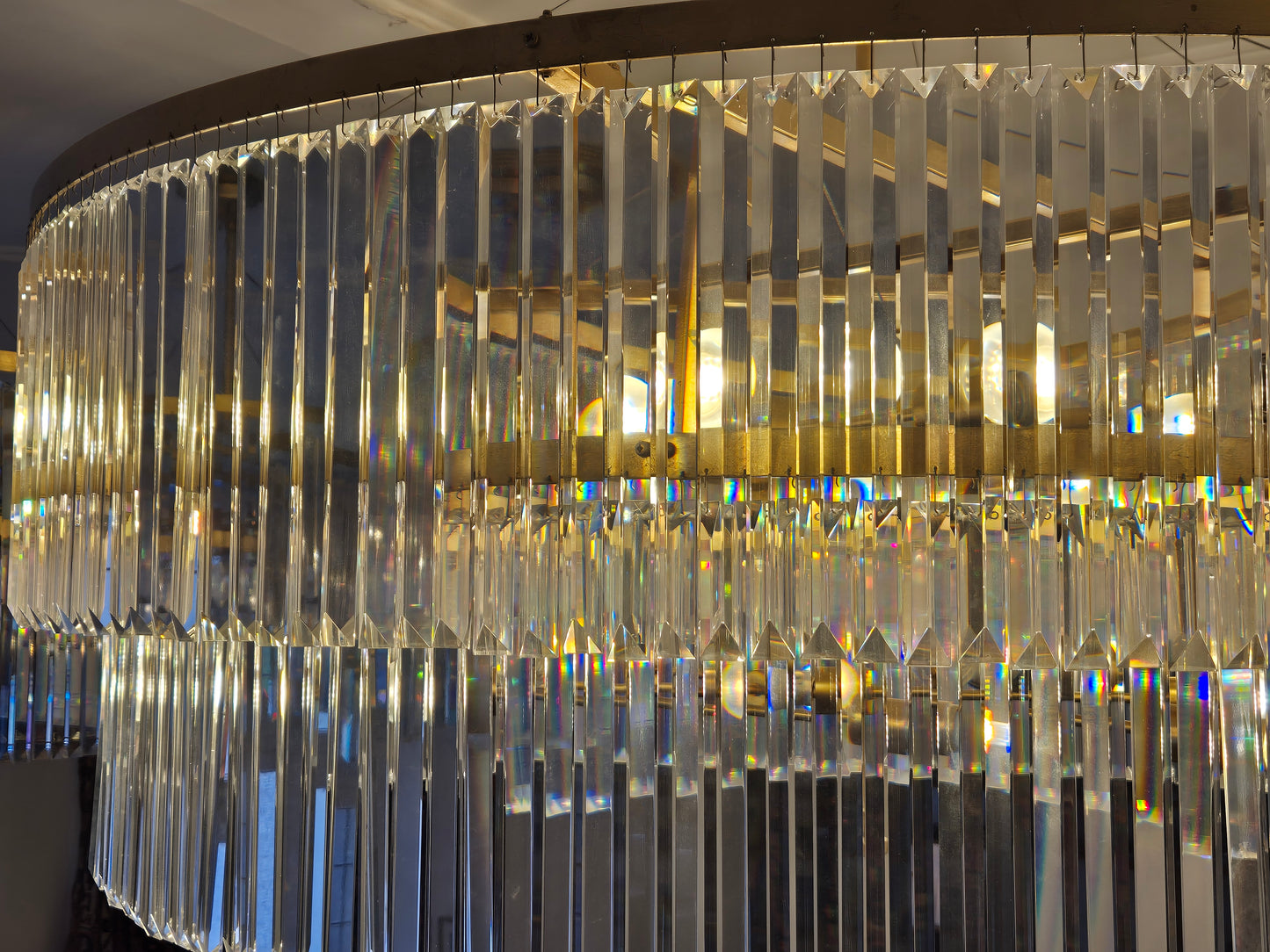 Kristall Kronleuchter Breidenbacher Hof Düsseldorf 105x140cm