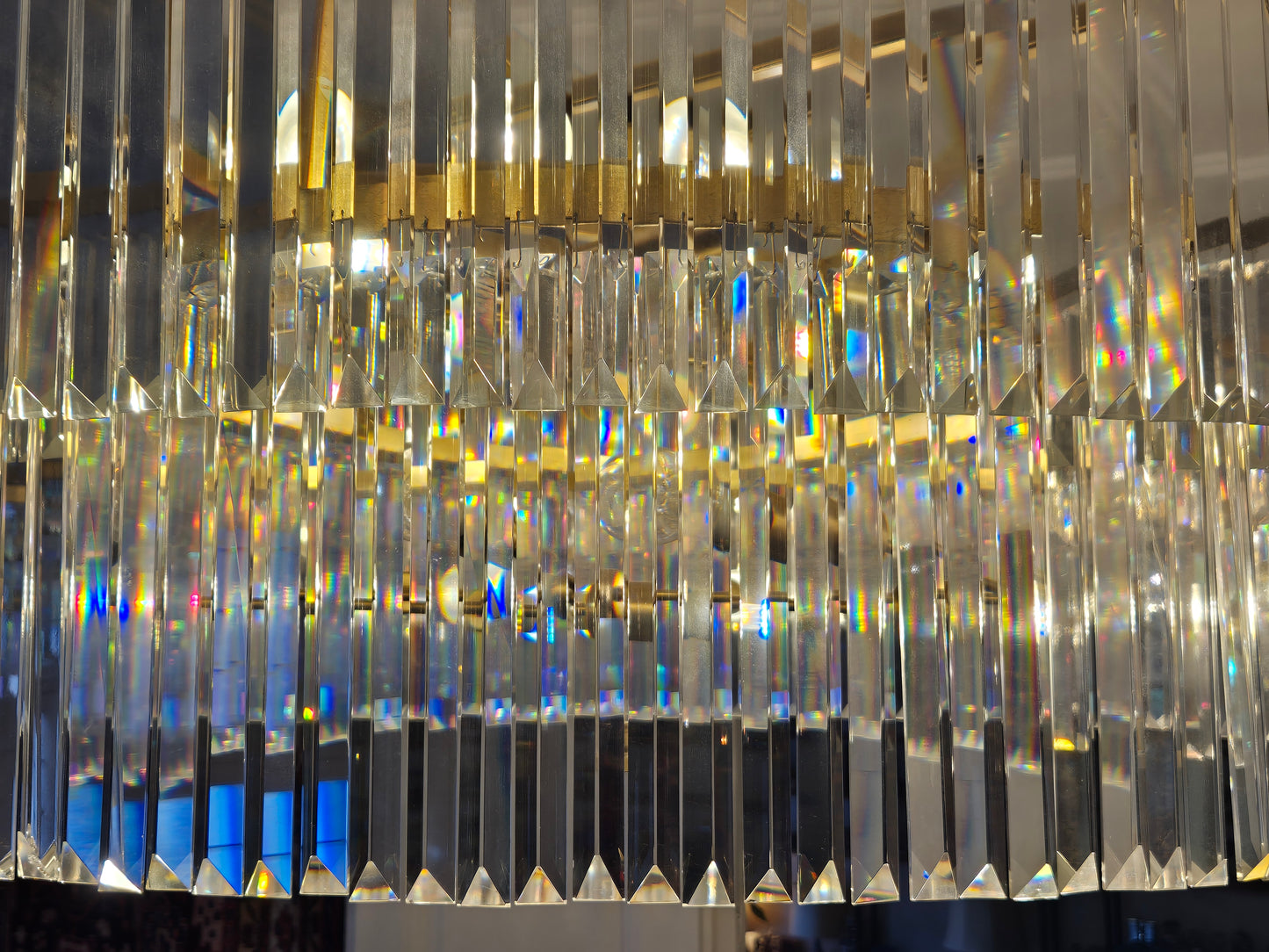 Kristall Kronleuchter Breidenbacher Hof Düsseldorf 105x140cm