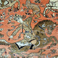 Ghom Seidenteppich Naturseide Jagdmotiv feine Handknüpfung