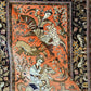 Ghom Seidenteppich Naturseide Jagdmotiv feine Handknüpfung