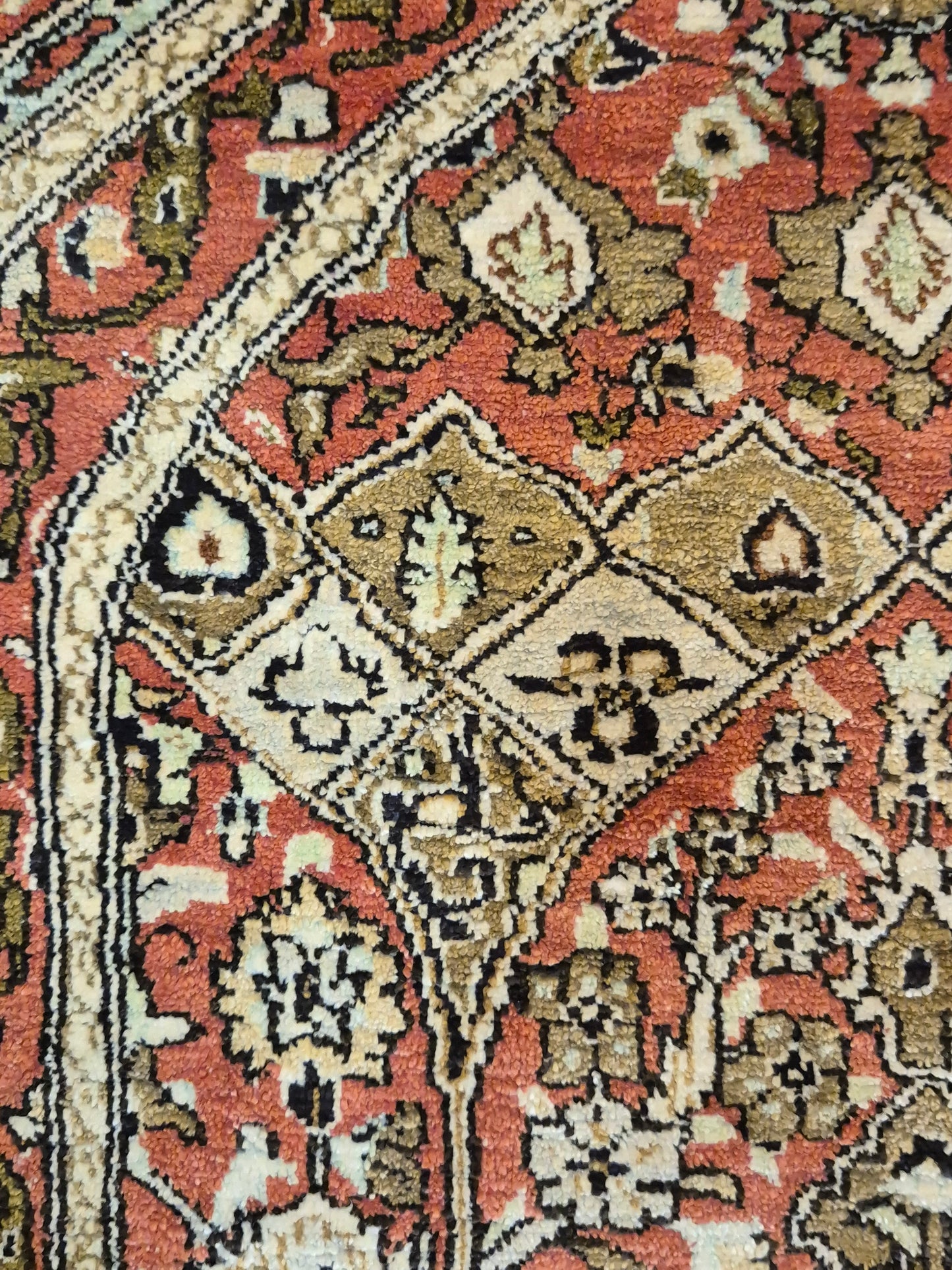 Ghom Seidenteppich feine Knüpfung Gebetsteppich