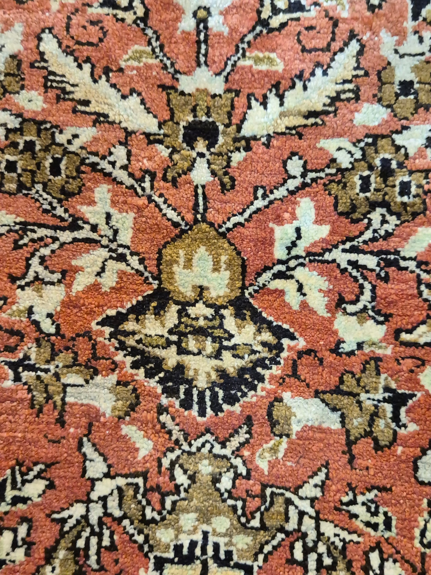 Ghom Seidenteppich feine Knüpfung Gebetsteppich