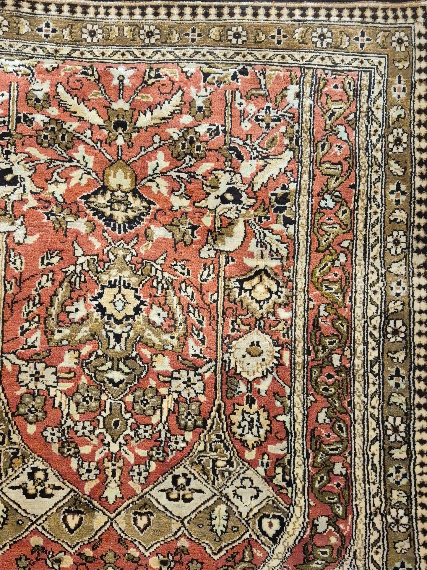 Ghom Seidenteppich feine Knüpfung Gebetsteppich