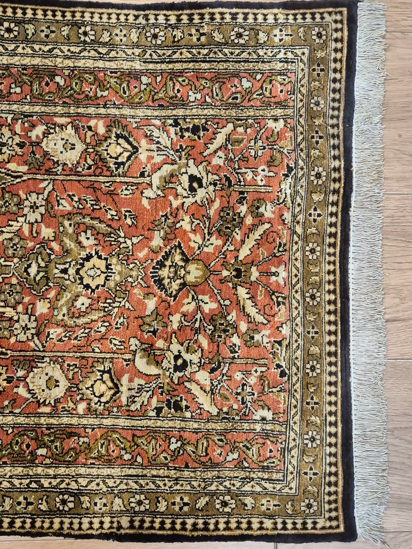 Ghom Seidenteppich feine Knüpfung Gebetsteppich