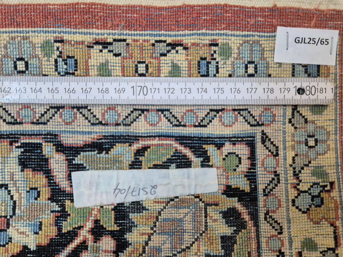 Kashmir Teppich Reine Seide Lebensbaum Motiv feine Knüpfung