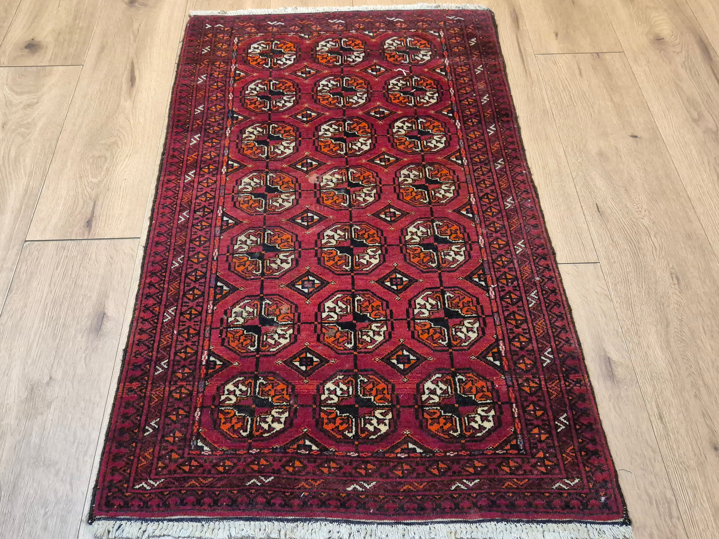 Yomut Teppich Wolle traditionelles Gül-Muster