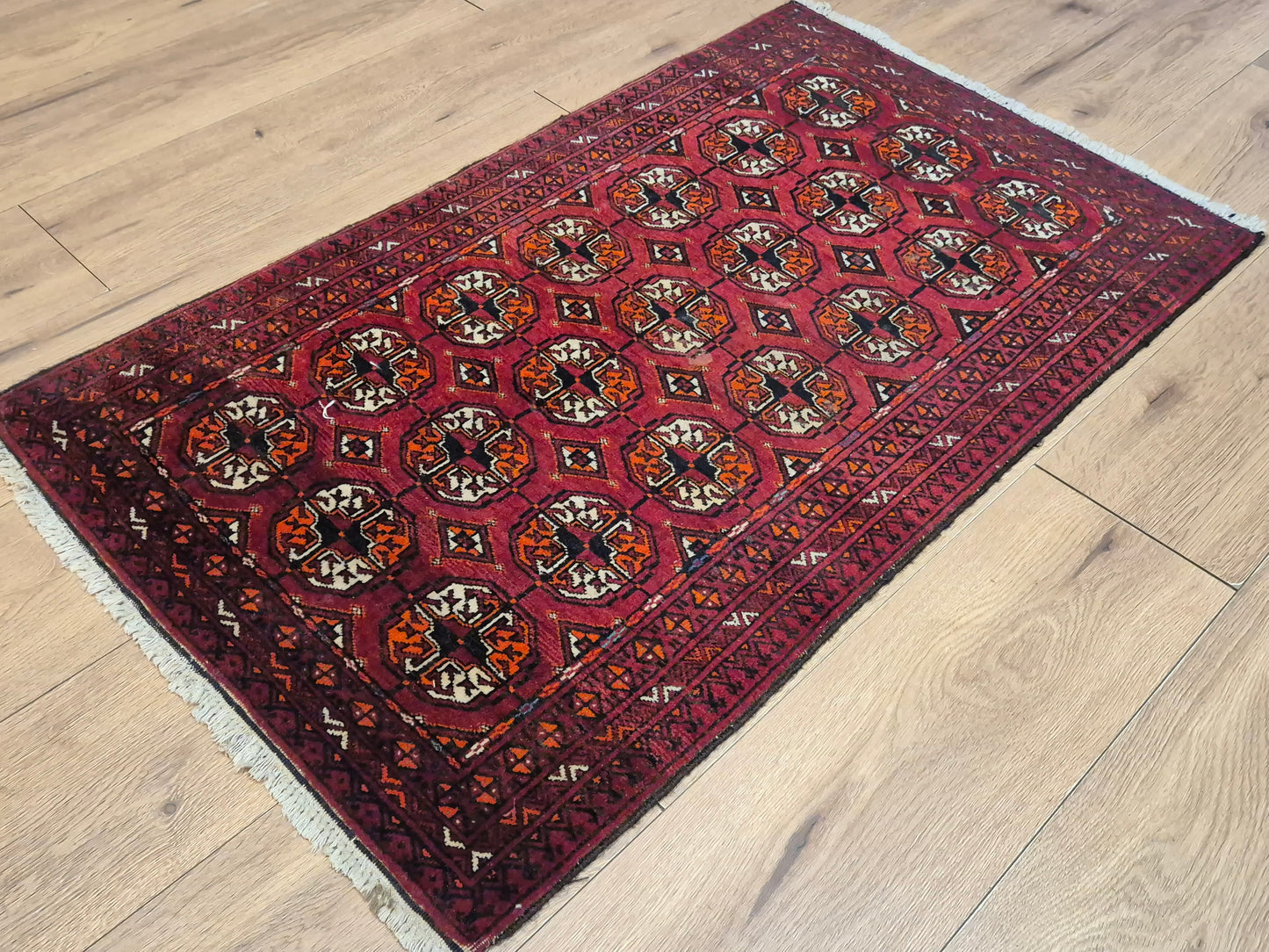 Yomut Teppich Wolle traditionelles Gül-Muster