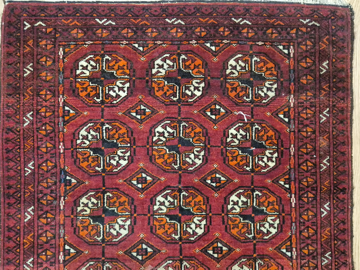 Yomut Teppich Wolle traditionelles Gül-Muster