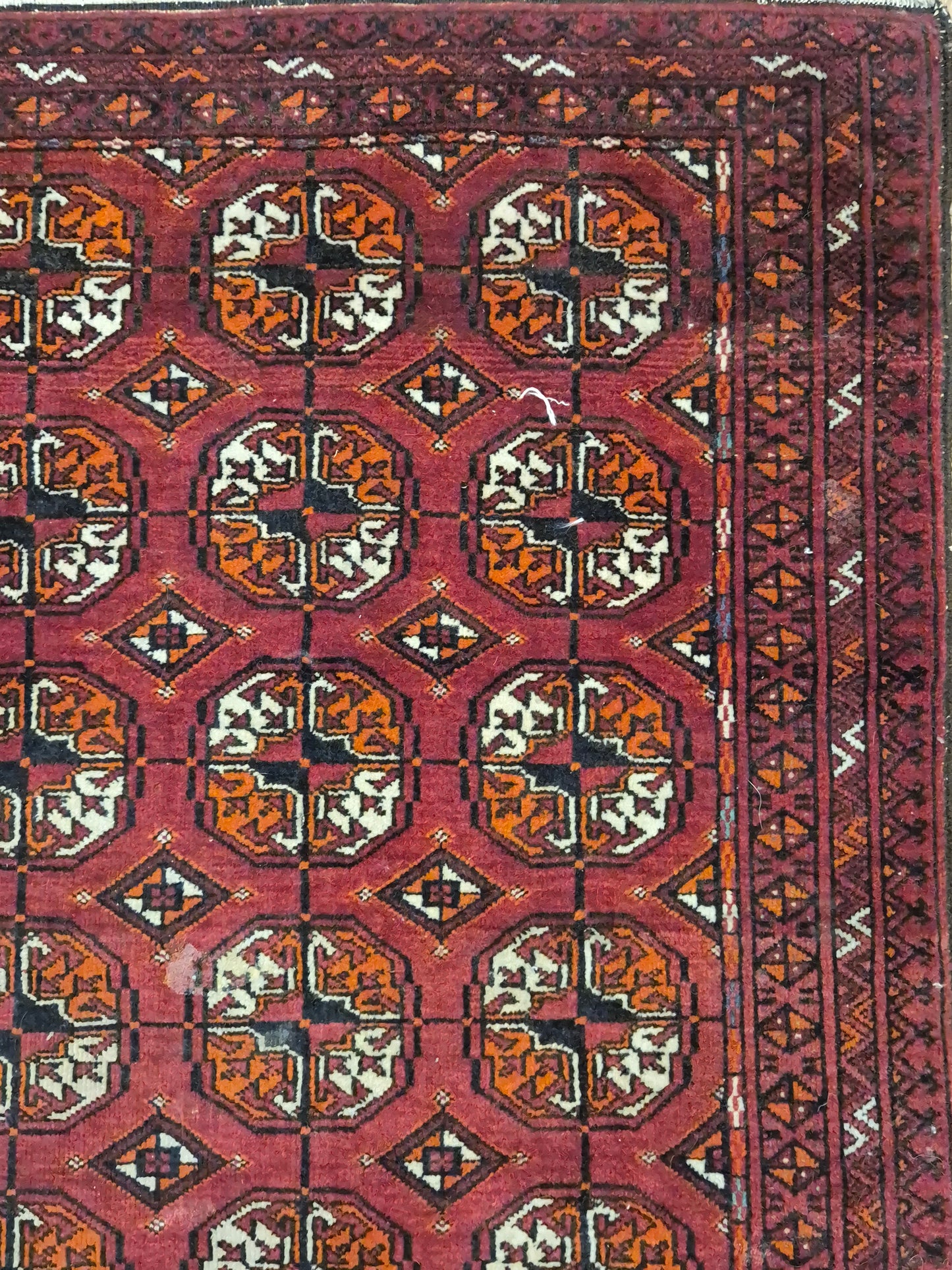 Yomut Teppich Wolle traditionelles Gül-Muster