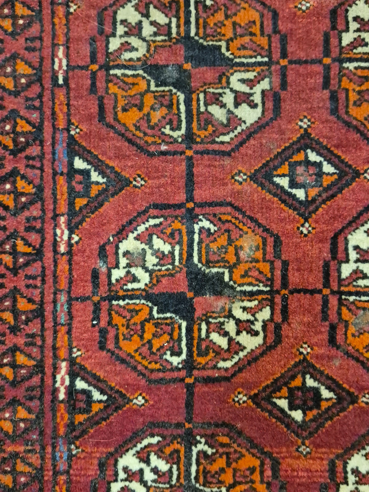 Yomut Teppich Wolle traditionelles Gül-Muster