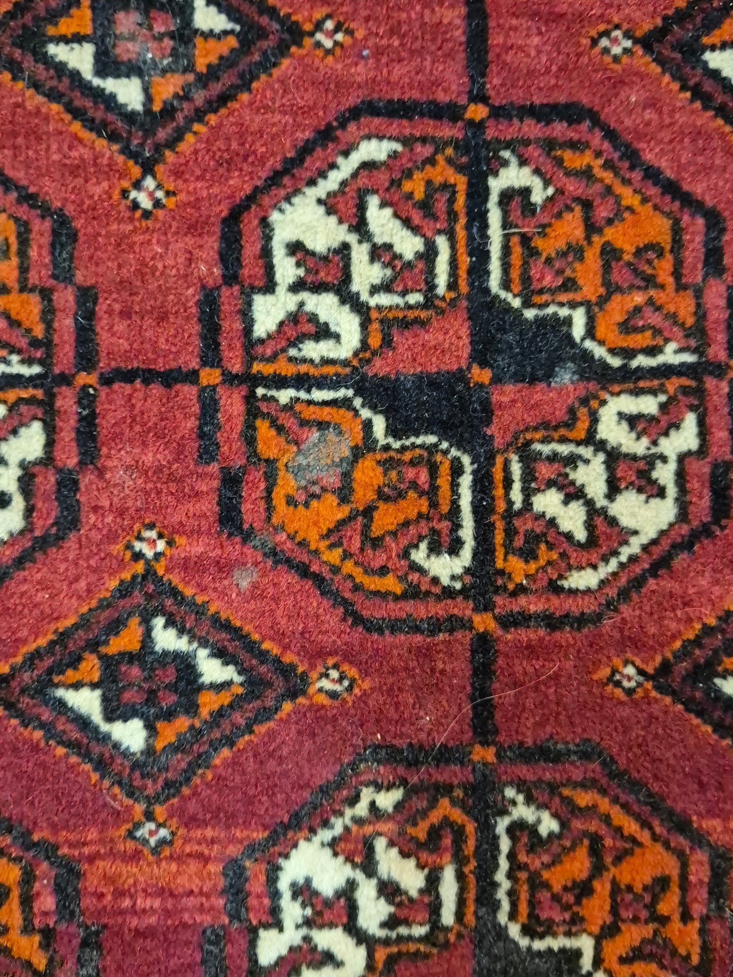 Yomut Teppich Wolle traditionelles Gül-Muster