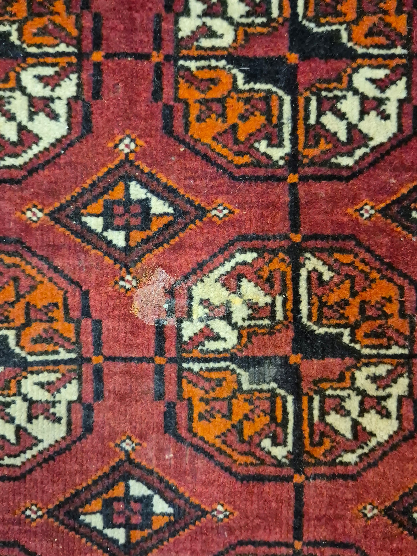 Yomut Teppich Wolle traditionelles Gül-Muster