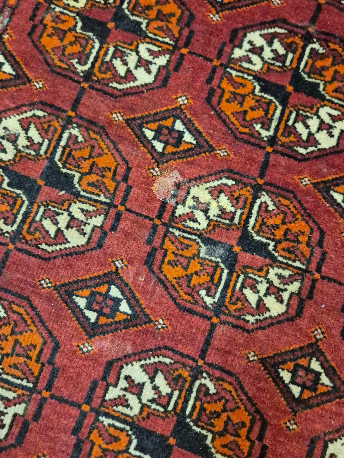 Yomut Teppich Wolle traditionelles Gül-Muster