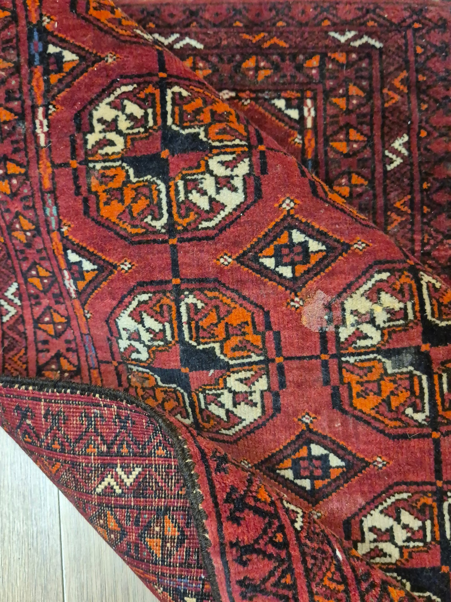 Yomut Teppich Wolle traditionelles Gül-Muster