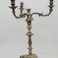 Kerzenständer Kerzenhalter Versilbert drei flammig im Antiken Stil Kandelaber