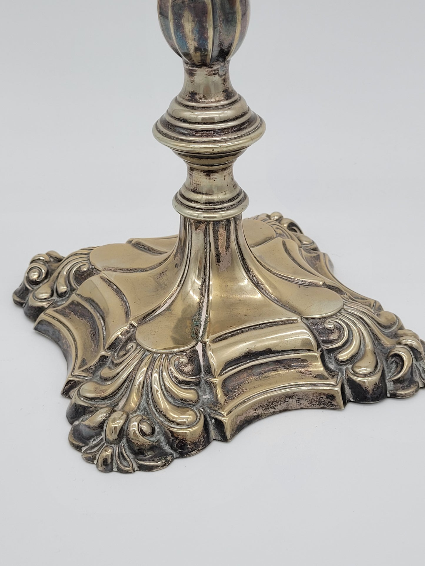 Kerzenständer Kerzenhalter Versilbert drei flammig im Antiken Stil Kandelaber