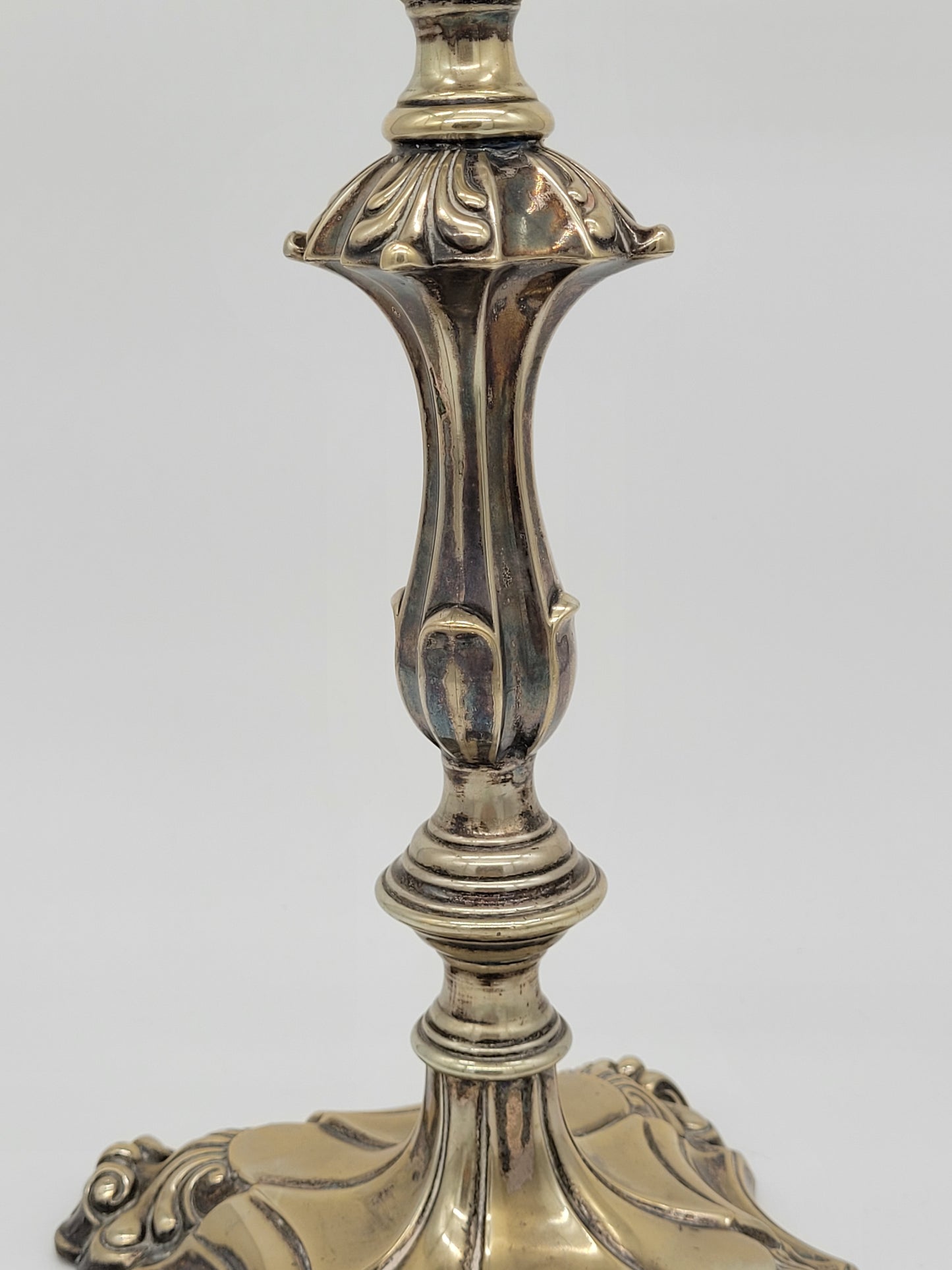 Kerzenständer Kerzenhalter Versilbert drei flammig im Antiken Stil Kandelaber