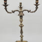 Kerzenständer Kerzenhalter Versilbert drei flammig im Antiken Stil Kandelaber