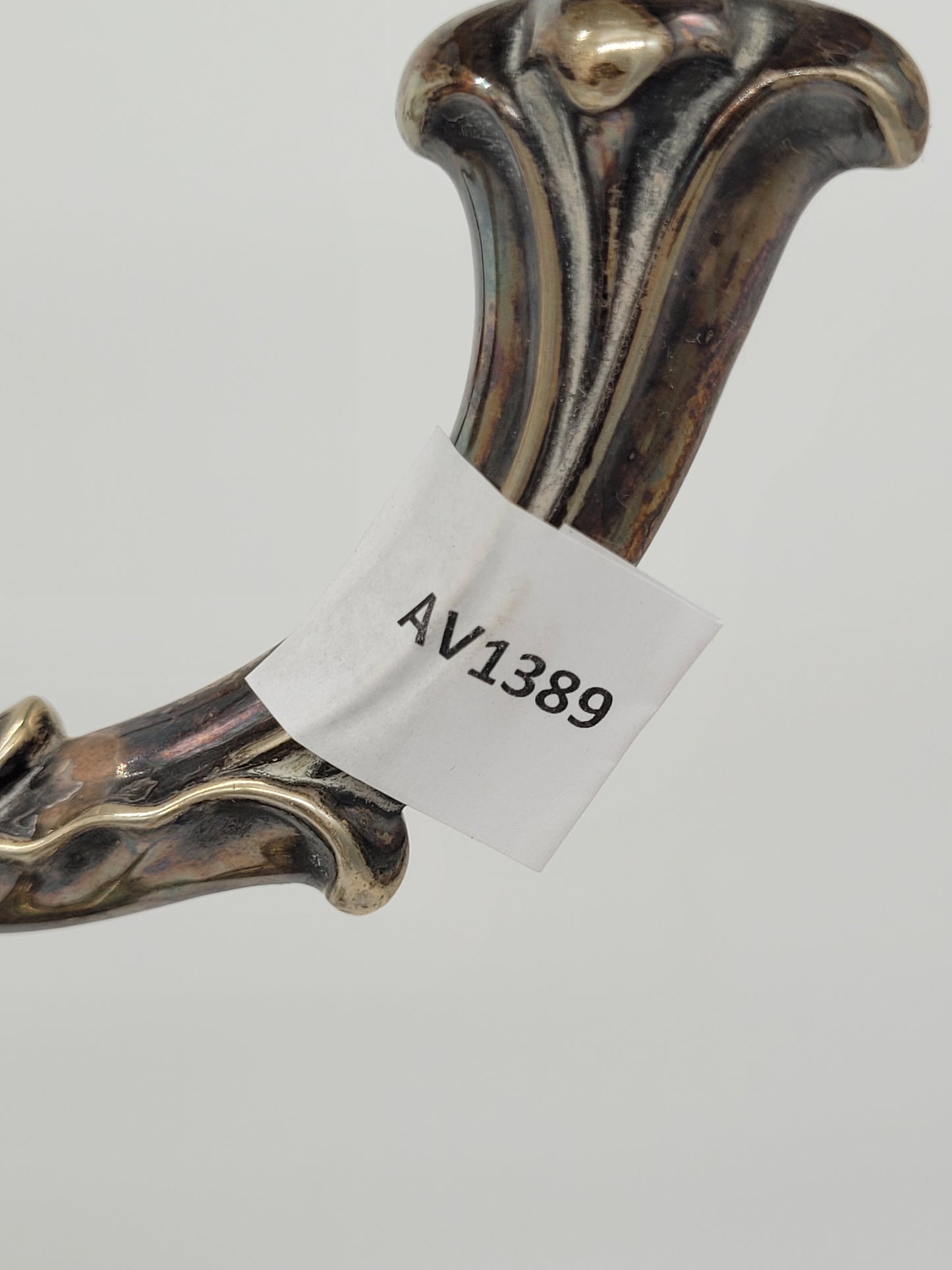 Kerzenständer Kerzenhalter Versilbert drei flammig im Antiken Stil Kandelaber