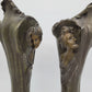 Paar Bronze Vasen Blumenvasen im Jugendstil Art Nouveau Frauenmotive