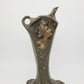 Paar Bronze Vasen Blumenvasen im Jugendstil Art Nouveau Frauenmotive