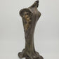 Paar Bronze Vasen Blumenvasen im Jugendstil Art Nouveau Frauenmotive