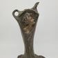 Paar Bronze Vasen Blumenvasen im Jugendstil Art Nouveau Frauenmotive