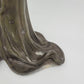 Paar Bronze Vasen Blumenvasen im Jugendstil Art Nouveau Frauenmotive