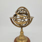 Messing Armillarsphäre Weltmaschine auf Holzsockel APARIS Chez G P Ache Royalle