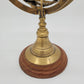 Messing Armillarsphäre Weltmaschine auf Holzsockel APARIS Chez G P Ache Royalle