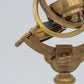 Messing Armillarsphäre Weltmaschine mit Kompass PG FACIBAT 1692 Vintage