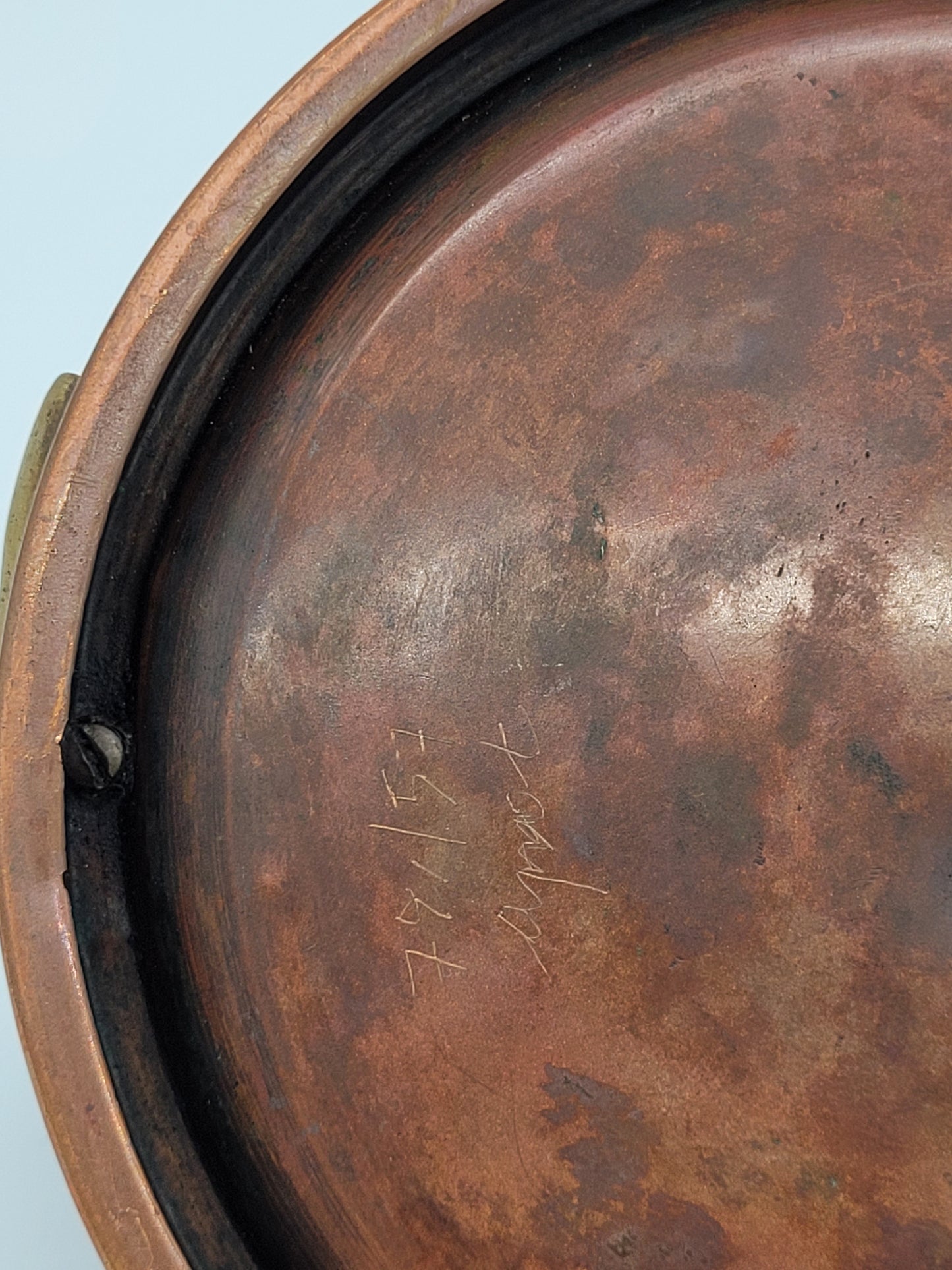 Kerzenständer Kerzenhalter Bronze Kupfer Figur eines Affen Vintage Dekoration