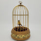 Singvogelautomat Spieluhr Griesbaum Singender Vogel im Käfig Vintage