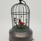 Singvogelautomat Spieluhr Griesbaum Singender Vogel im Käfig Vintage