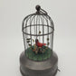 Singvogelautomat Spieluhr Griesbaum Singender Vogel im Käfig Vintage