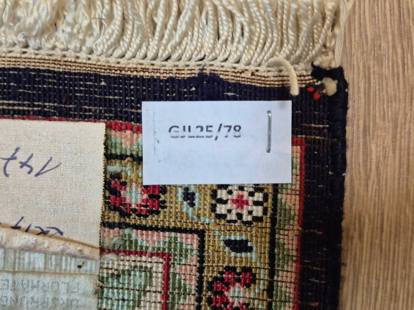 Ghom Seide Teppich Seide auf Seide florales Medaillon feine Knüpfung