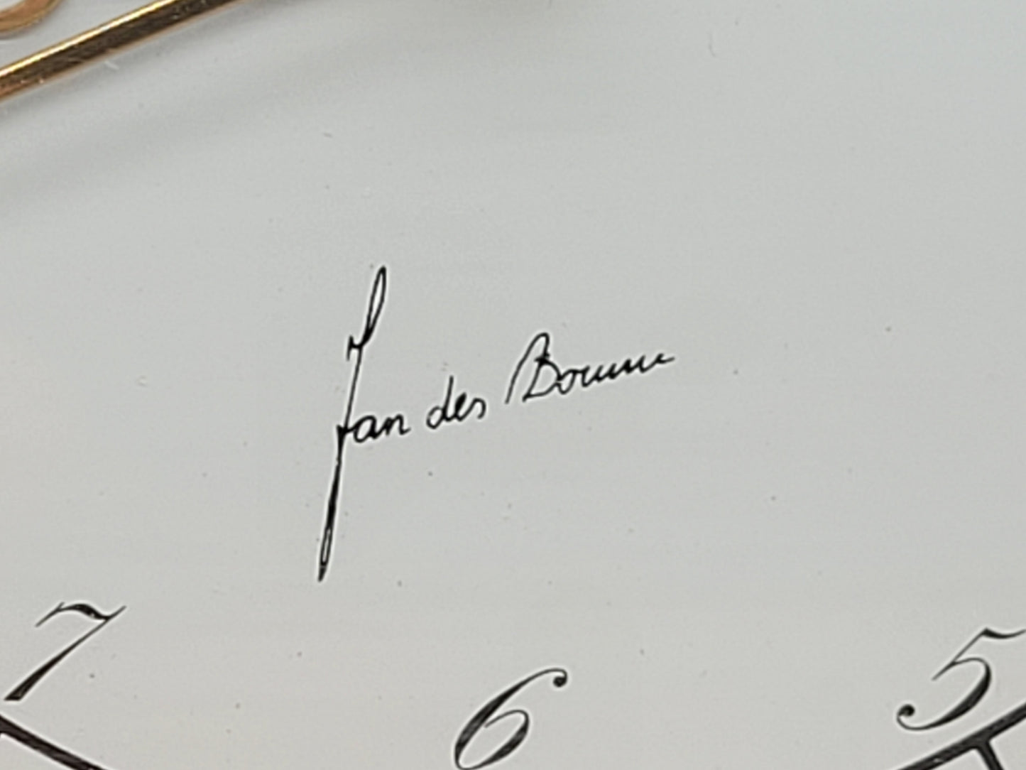 Uhr Tischuhr Standuhr Jan des Bouvrie Designer Vintage