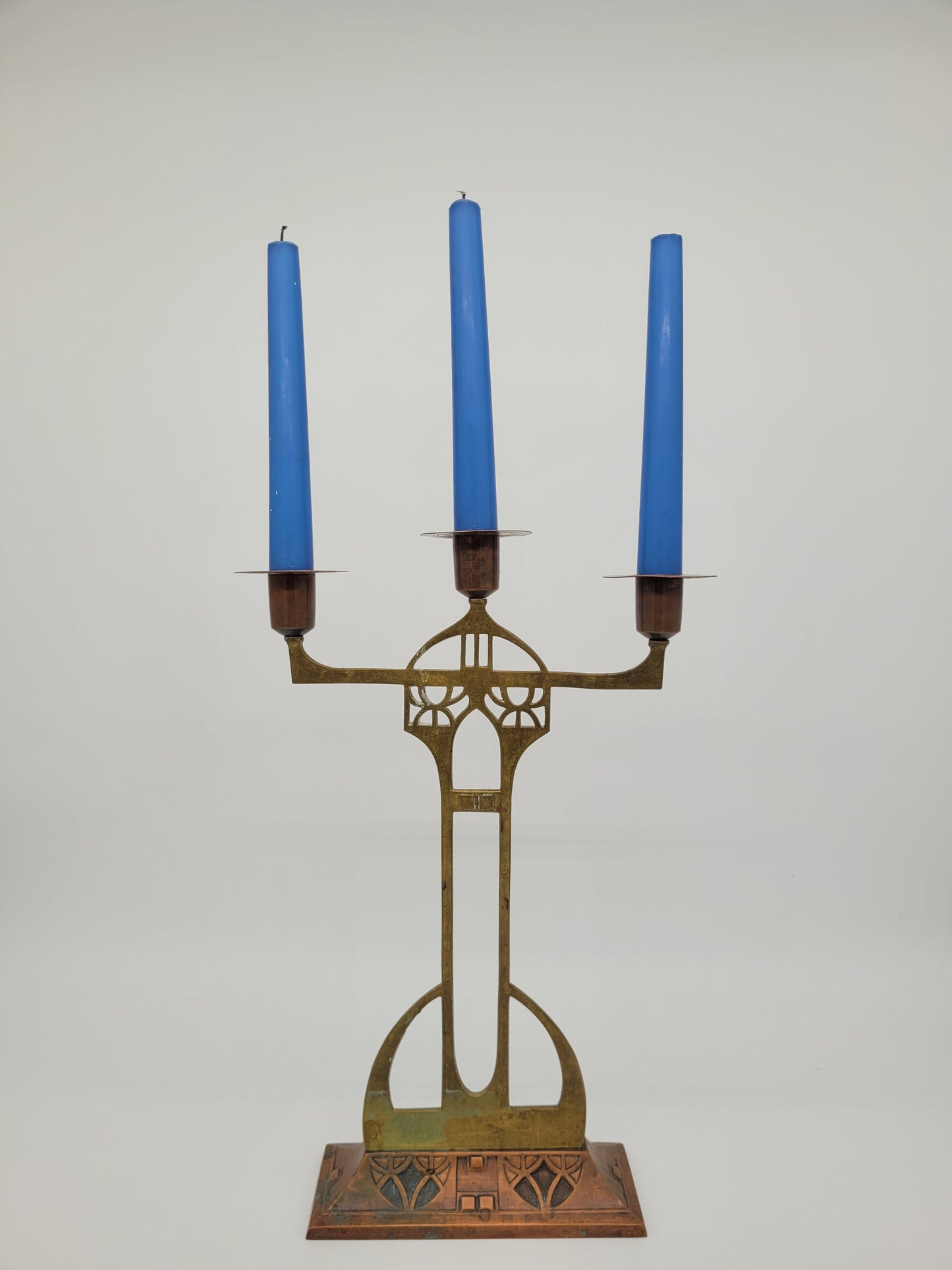 WMF Jugendstil Kerzenständer Kerzenhalter um 1900 Art Nouveau Vintage Antik