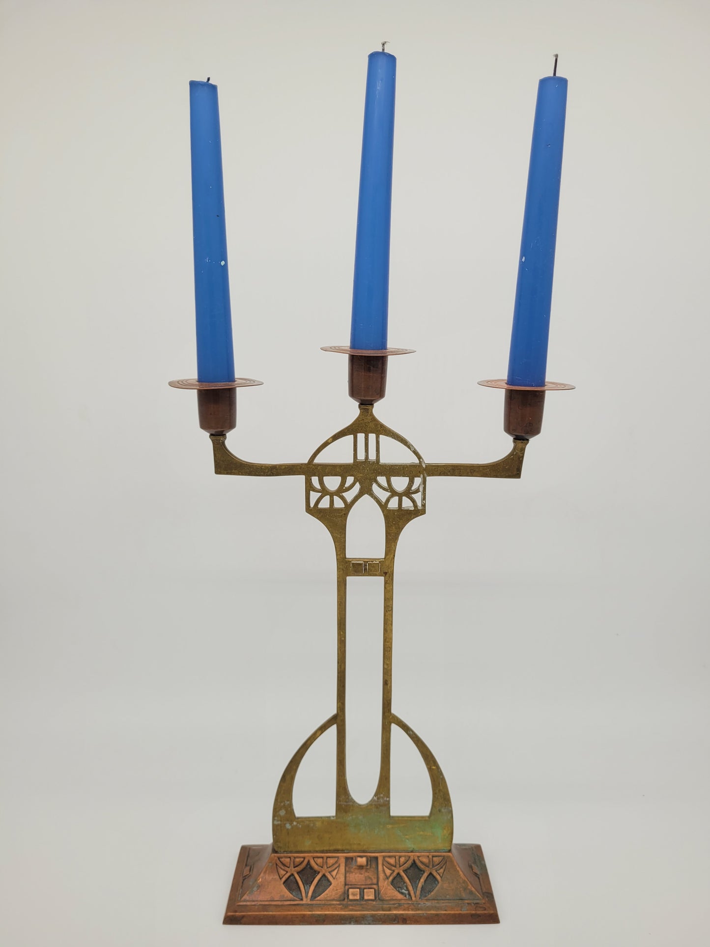 WMF Jugendstil Kerzenständer Kerzenhalter um 1900 Art Nouveau Vintage Antik