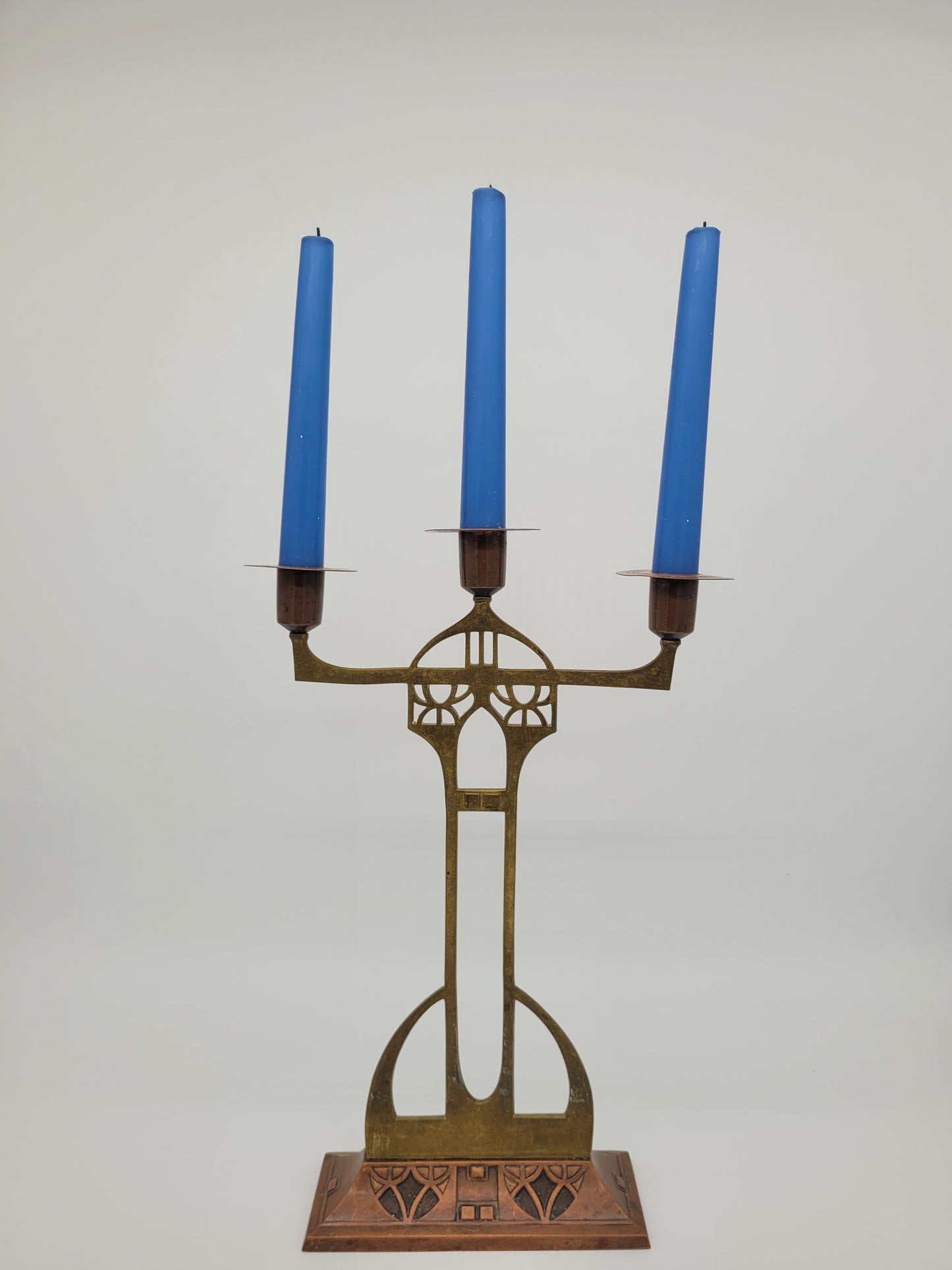 WMF Jugendstil Kerzenständer Kerzenhalter um 1900 Art Nouveau Vintage Antik