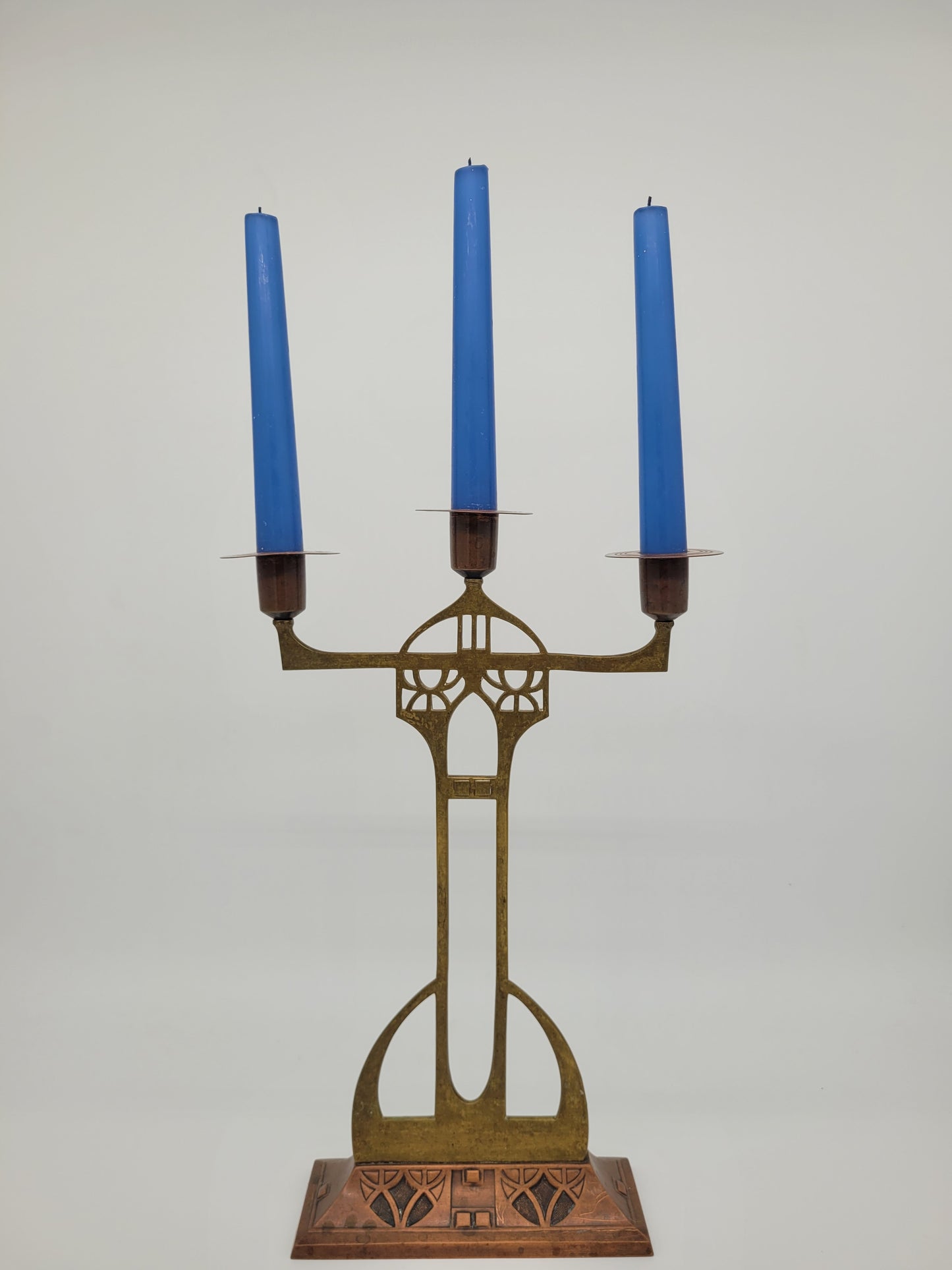 WMF Jugendstil Kerzenständer Kerzenhalter um 1900 Art Nouveau Vintage Antik