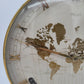 Uhr Tischuhr Kienzle Weltenuhr Mid-Century Vintage