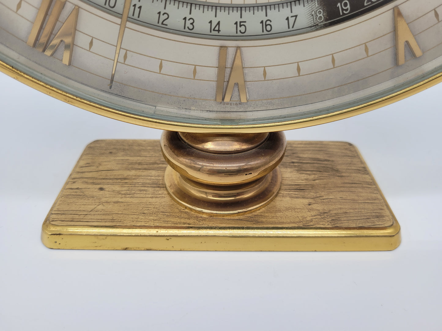 Uhr Tischuhr Kienzle Weltenuhr Mid-Century Vintage