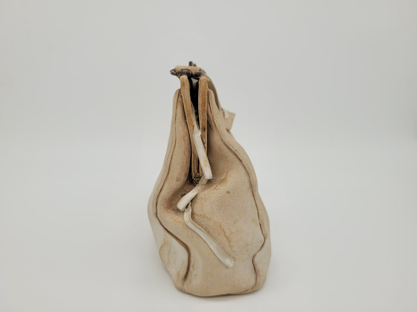 Keramik Figur Skulptur einer Umhängetasche Vintage Handgefertigt