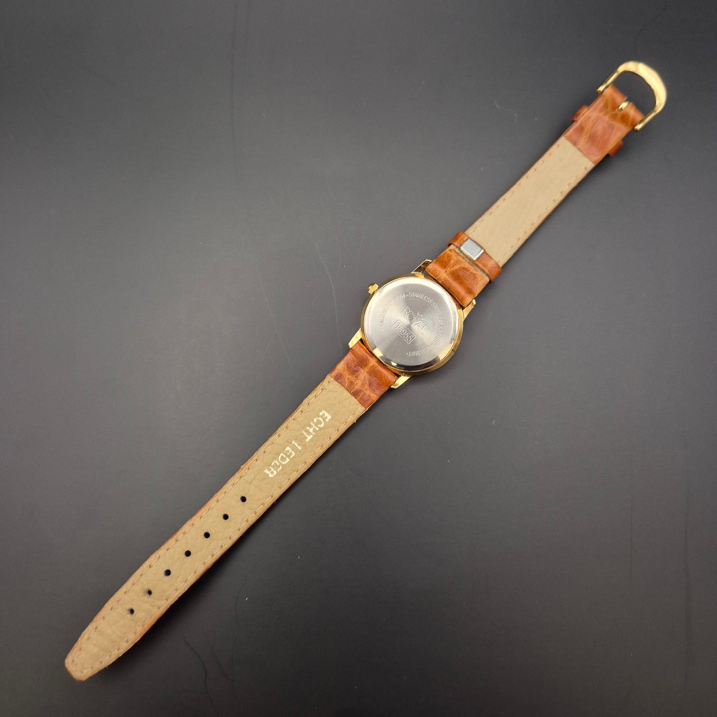 Klassische Royal Damen Uhr – Elegantes Design mit Lederarmband