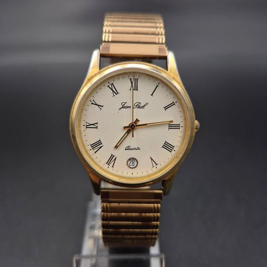 Jean Paul Herren Uhr – Klassischer Look mit römischen Ziffern & Datum