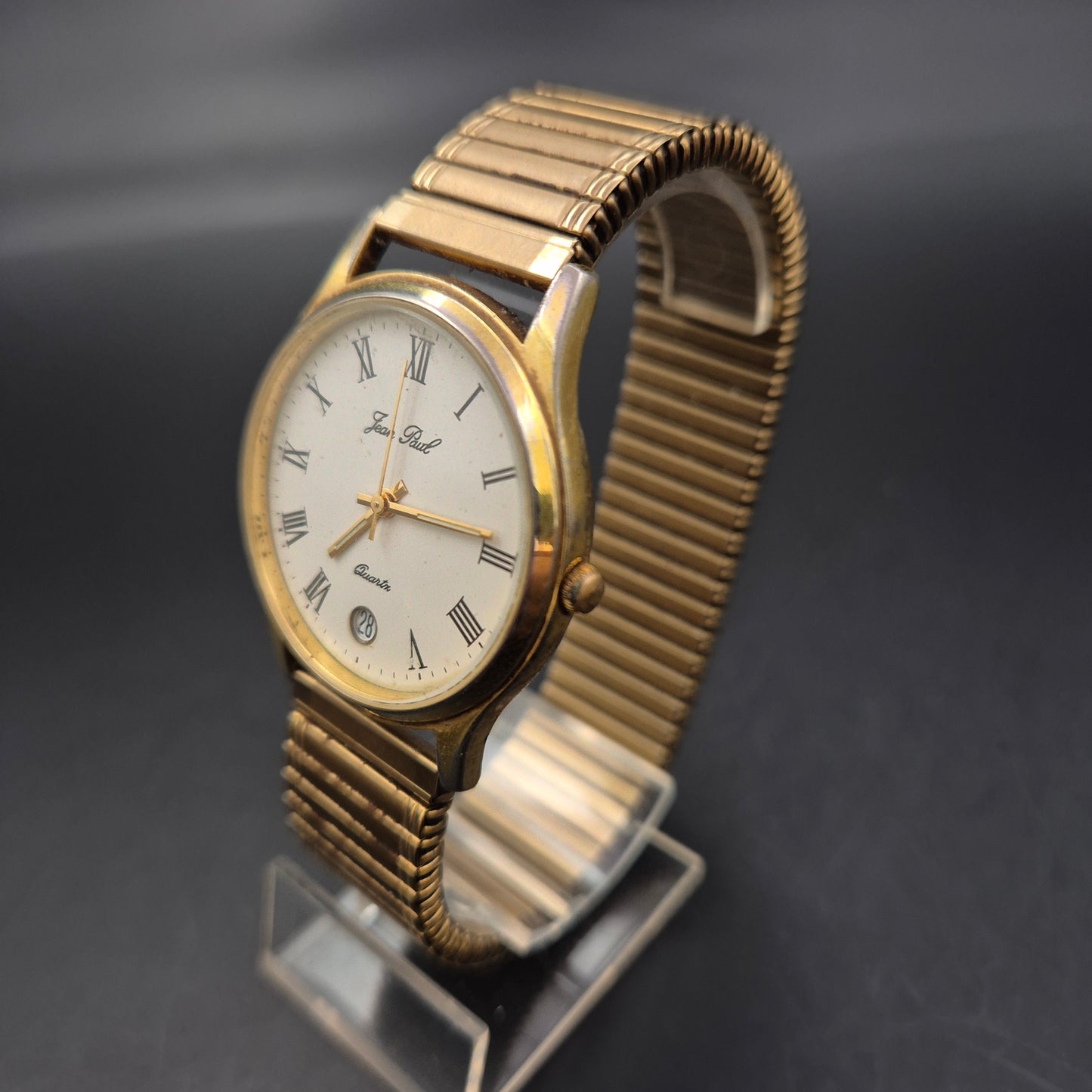 Jean Paul Herren Uhr – Klassischer Look mit römischen Ziffern & Datum